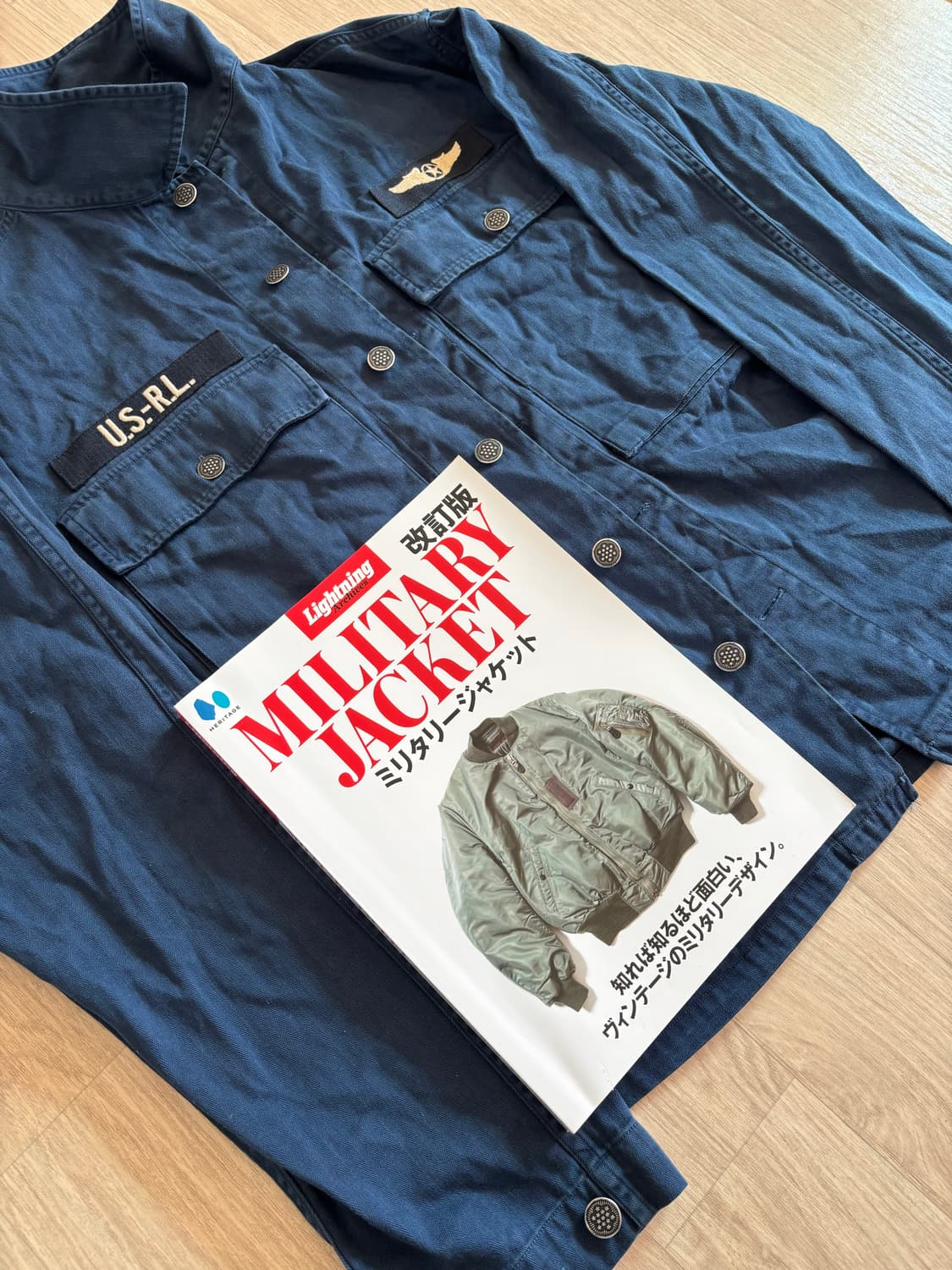 폴로 랄프로렌 hbt navy overshirt 상품이미지2