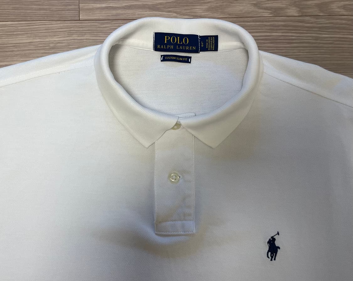 폴로 랄프로렌 화이트 폴로 셔츠105) 상품이미지4