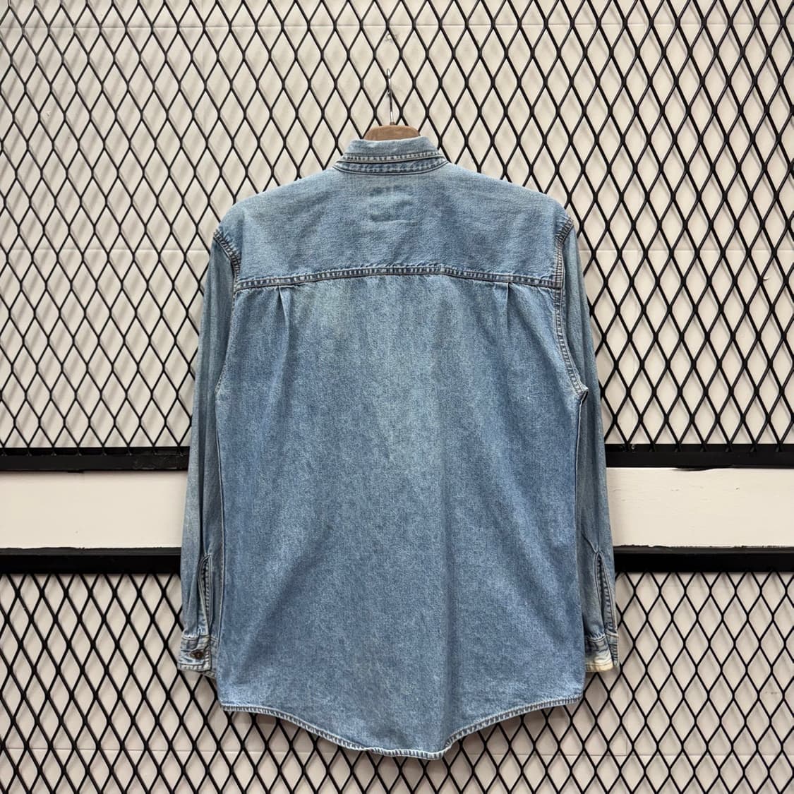 리바이스 데님 셔츠 원포켓 포인트 오렌지 택 중청 상품이미지2