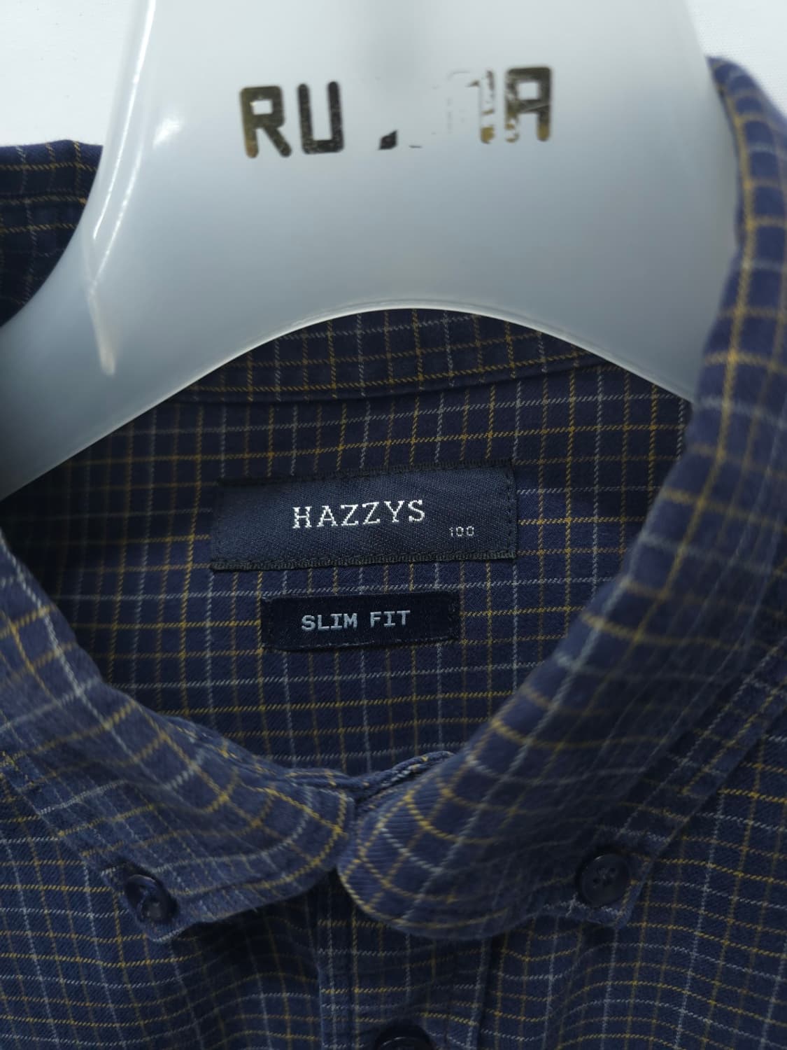 헤지스(HAZZYS) 네이비 멀티 체크셔츠 ( 95~100 ) 상품이미지5