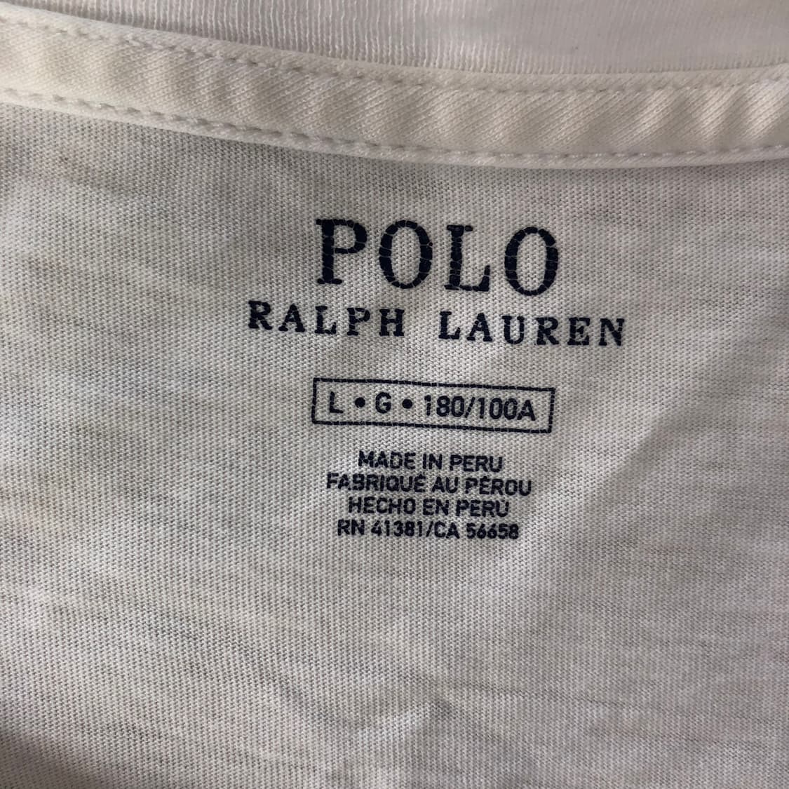 폴로랄프로렌 빅포니 화이트 반팔티셔츠  상품이미지5