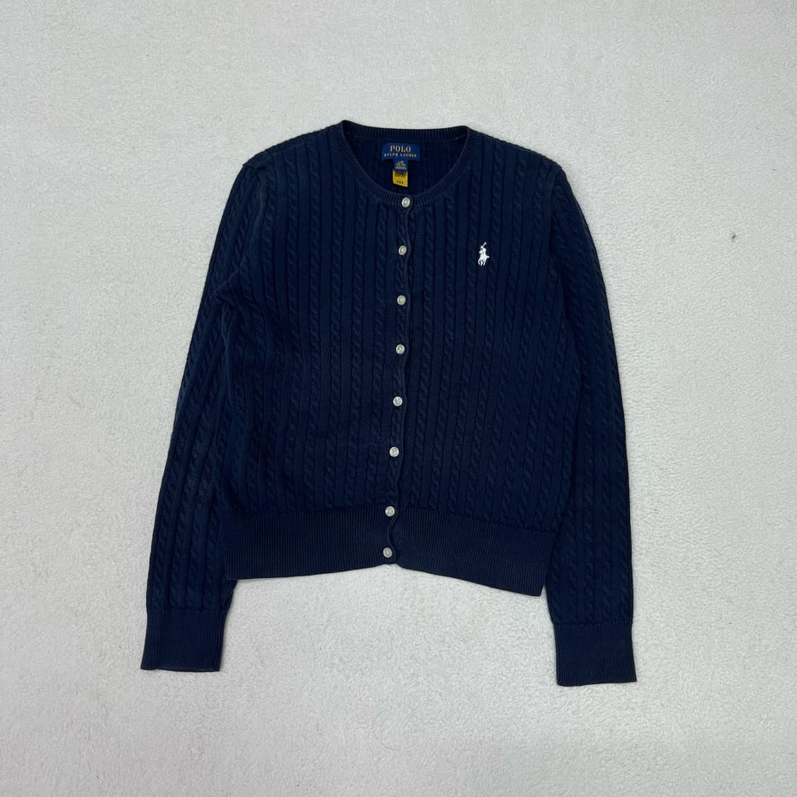 Polo navy cardigan 상품이미지4