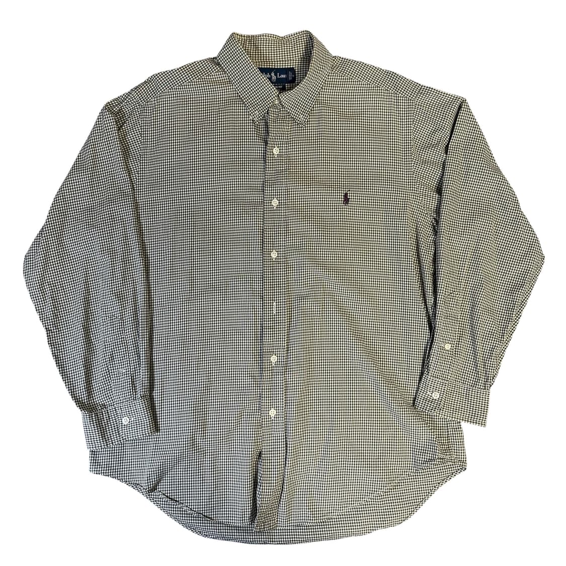 (남녀 공용) 폴로 클래식 핏 체크 셔츠 L 상품이미지1