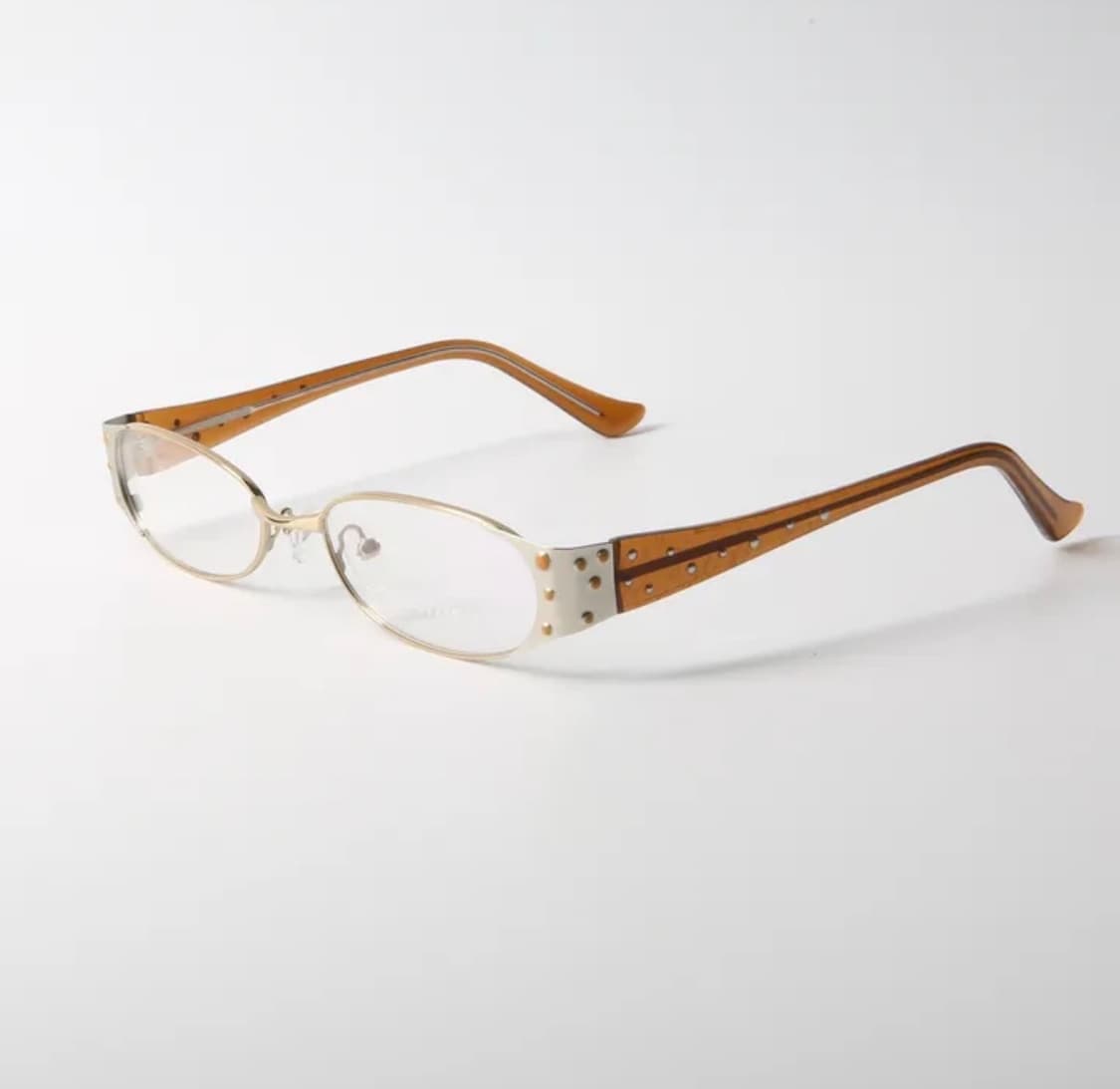 빈티지 메탈 스터드 포인트 안경 상품이미지1