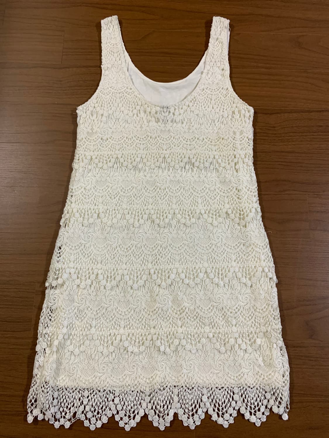 H&M 아이보리 아일렛 드레스(민트급_XS사이즈) 상품이미지3