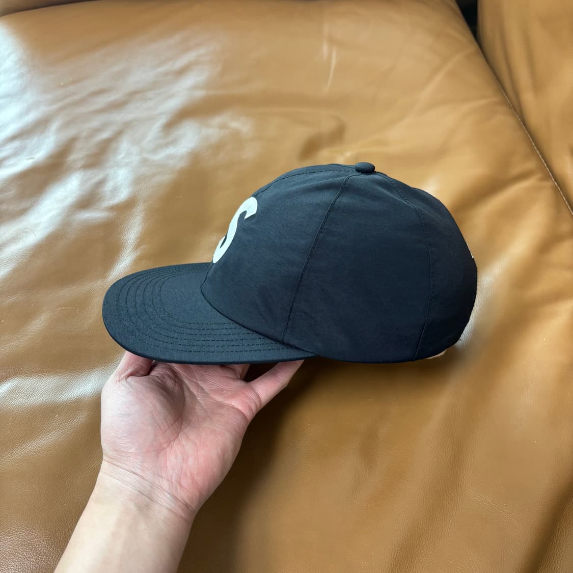 슈프림 S로고 6패널 볼캡 모자 고어텍스 블랙 상품이미지4