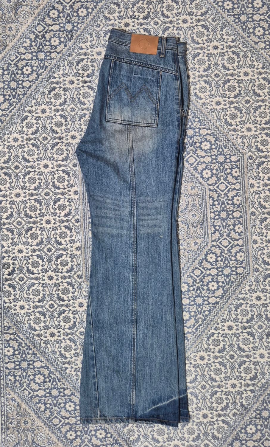 마뗑킴 로우라이즈 부츠컷 데님 팬츠 (L) 상품이미지2