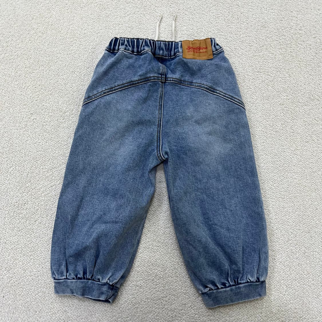 100 베베드피노 키즈 데님 조거팬츠 0406M 상품이미지4