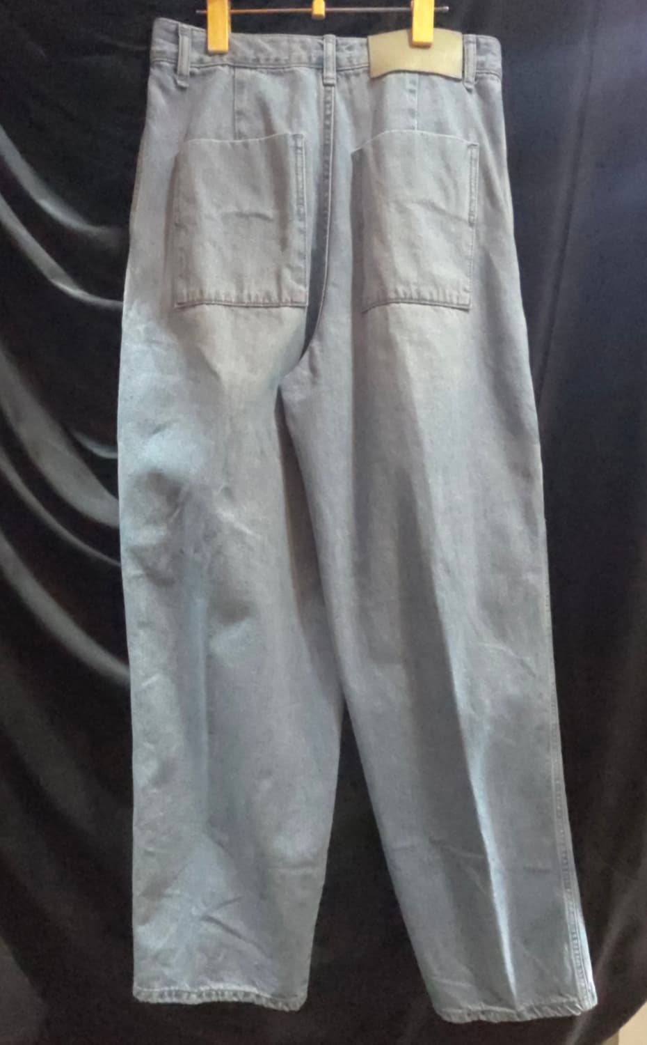 SATUR 세터 핀턱 워싱 와이드 데님팬츠 상품이미지2