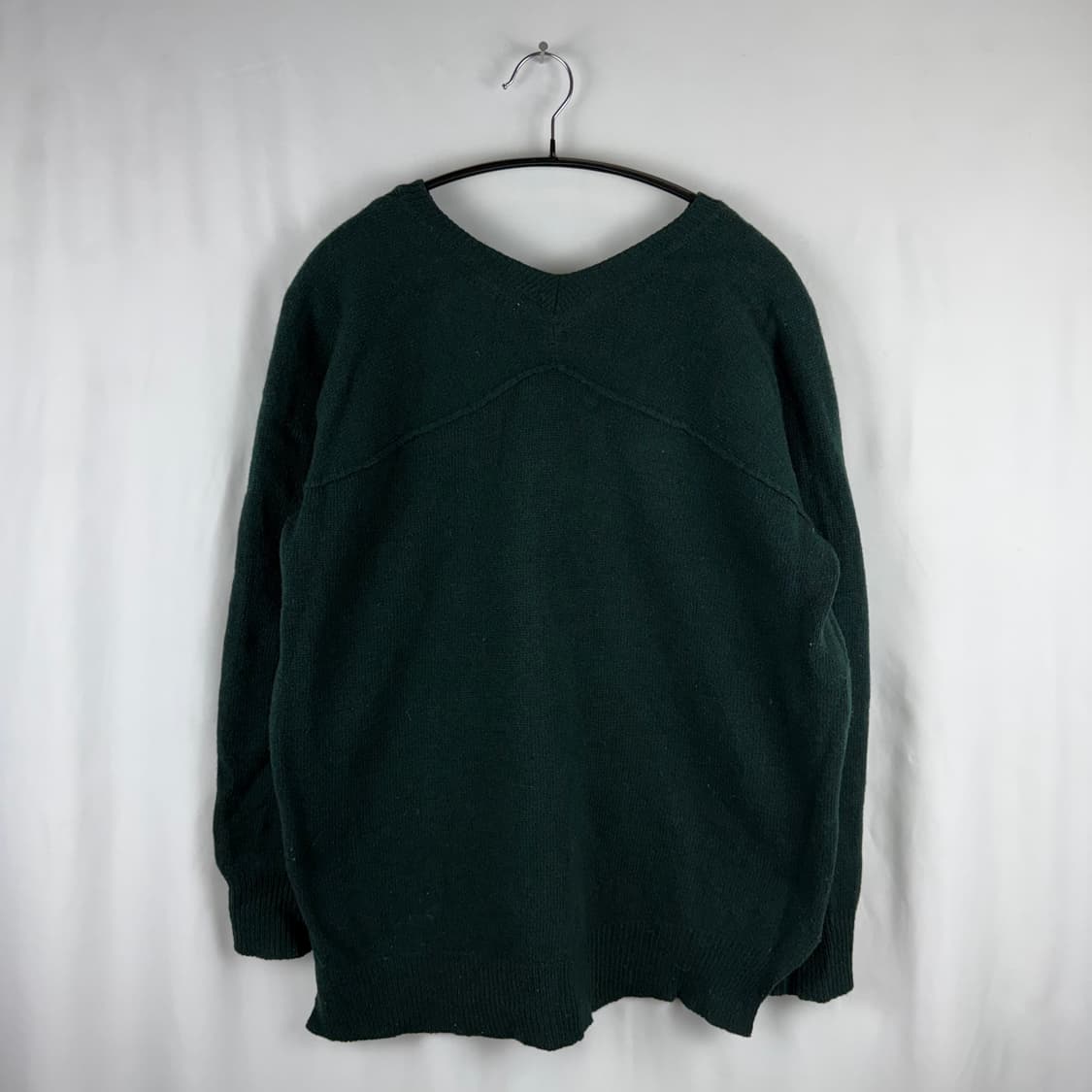 (무료배송)F) 스튜디오톰보이 브이넥 니트 그린 상품이미지6