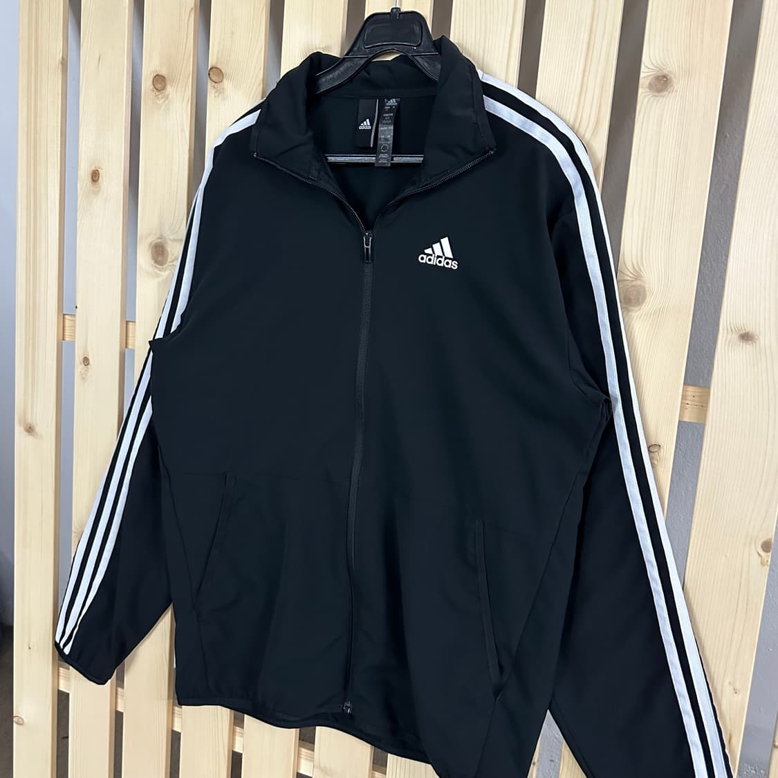 (M) 아디다스 블랙 바람막이 자켓 상품이미지2