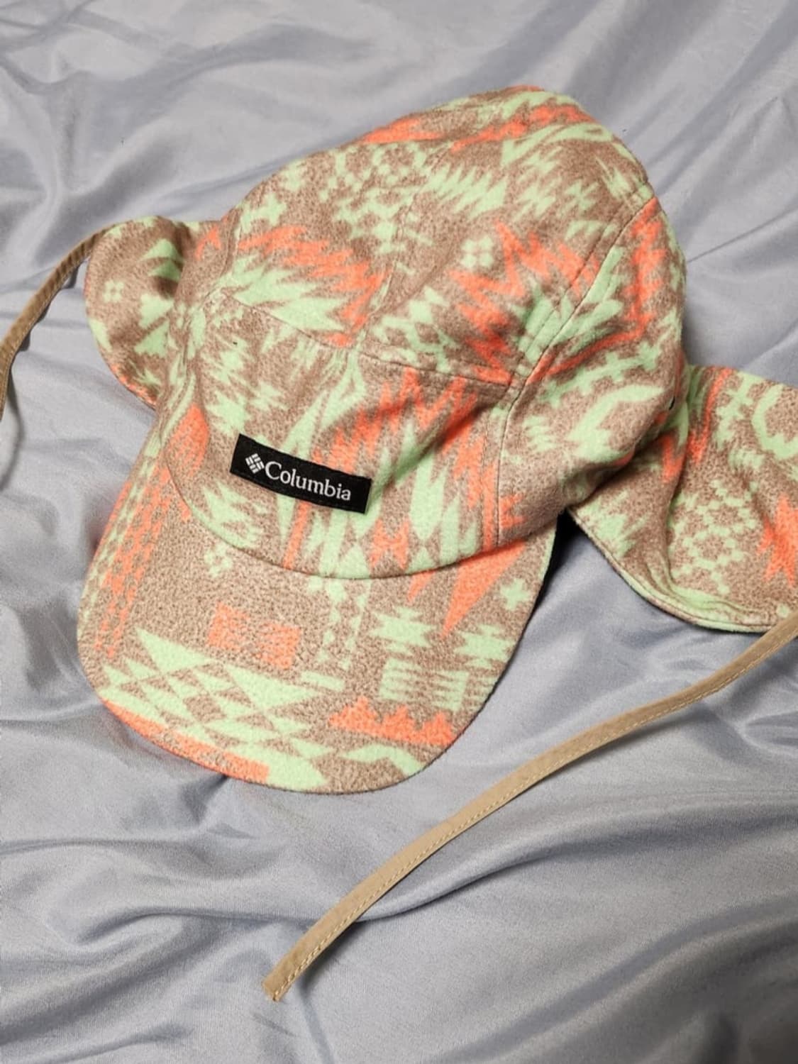 Columbia Pattern Ear Flap Cap 상품이미지2