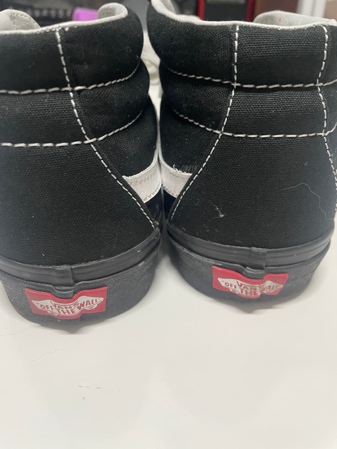 반스 스케이트 하이 블랙 불꽃 270mm 상품이미지3