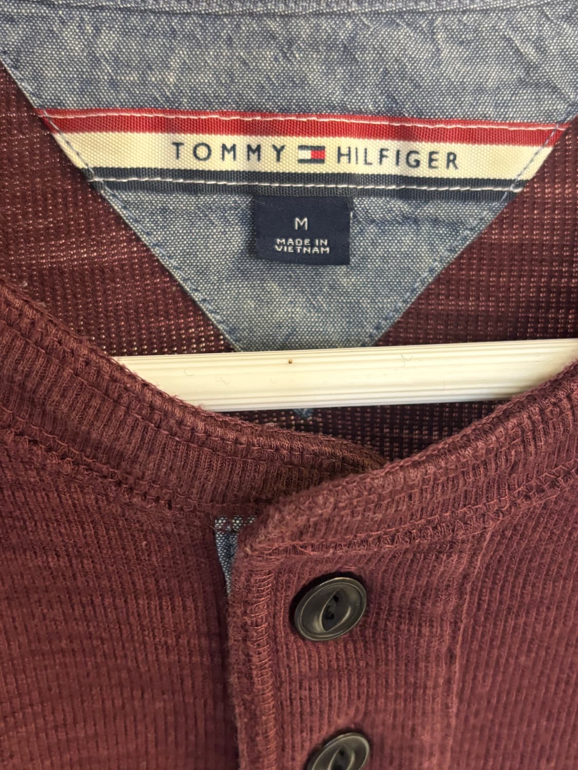 타미힐피거 헨리넥 긴팔 티셔츠 M사이즈 상품이미지5