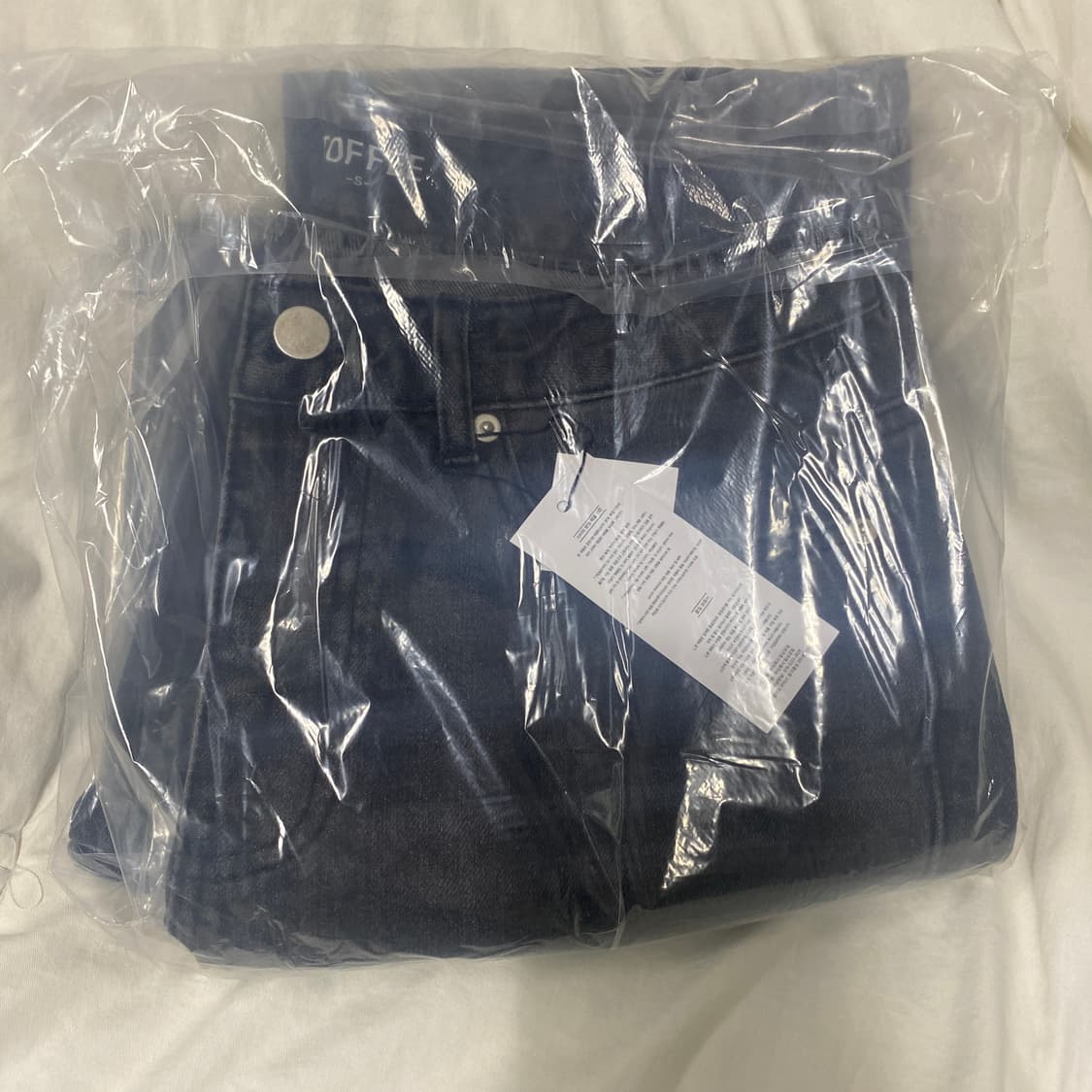 토피 와이드 데님 팬츠 딥그레이 상품이미지3