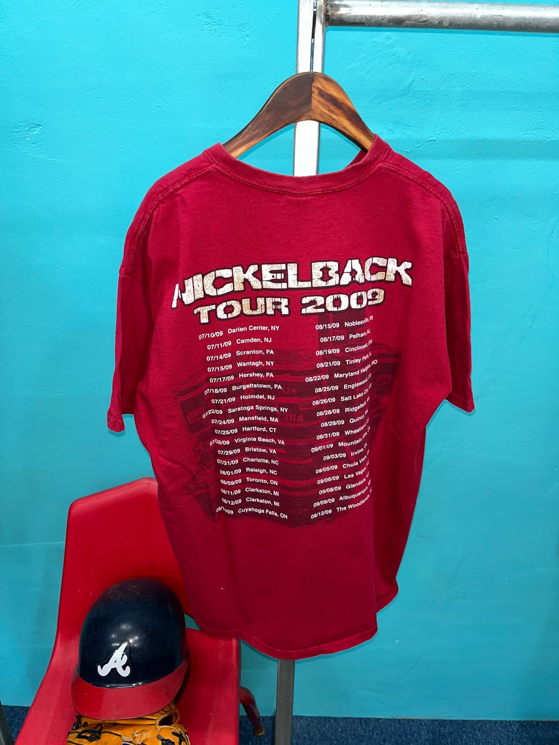 니켈백 투어 밴드티 L 상품이미지4