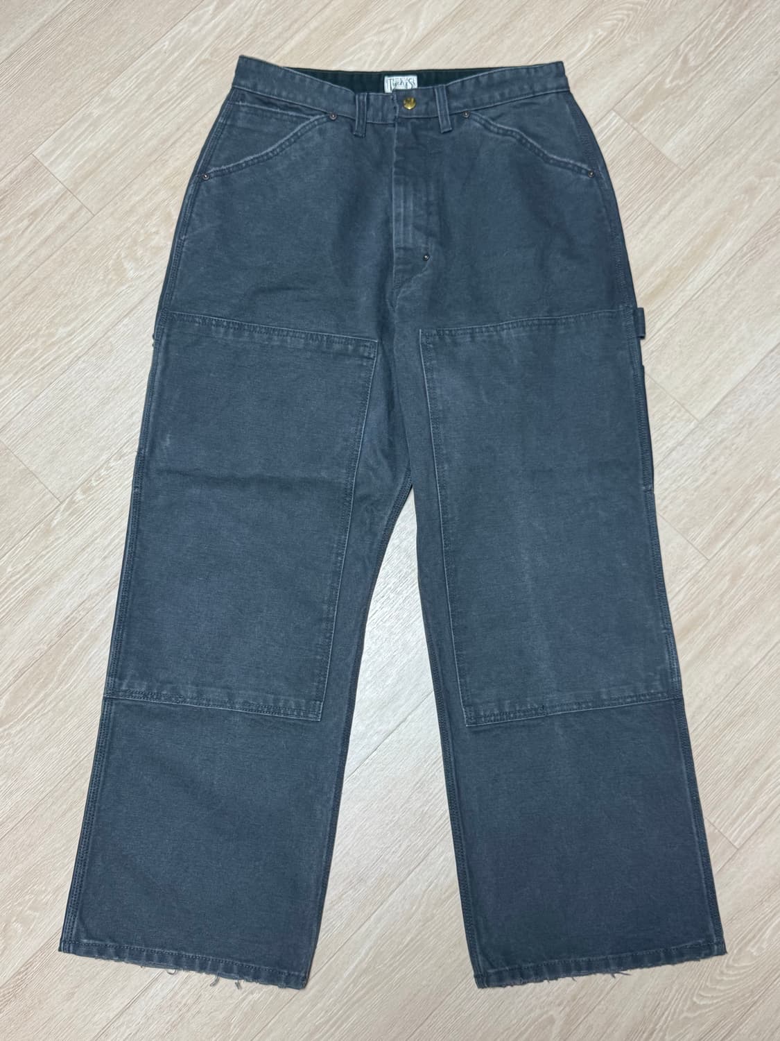 더긱스 더블니 덕 워크 팬츠 네이비 상품이미지1