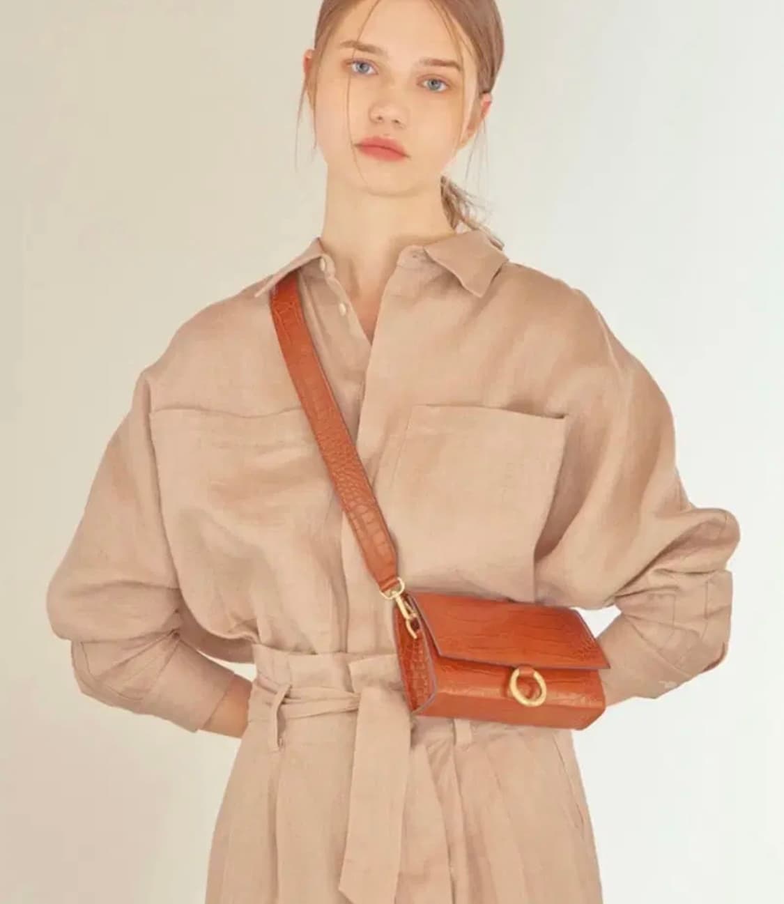 루이우이 니나백 크로스백 숄더백 브라운 상품이미지1