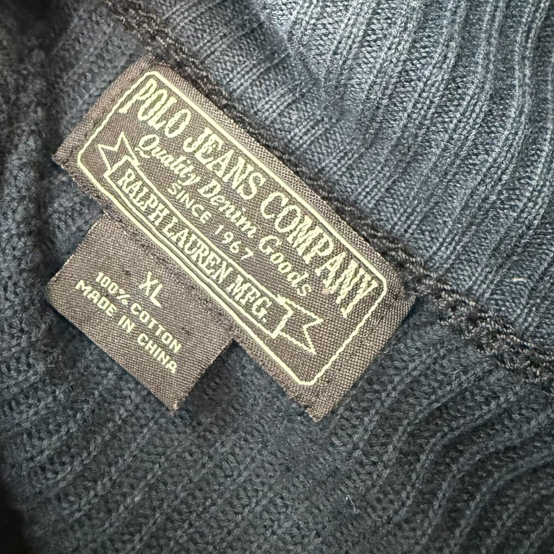 폴로진스 숄더패치 니트집업 r1999 상품이미지8