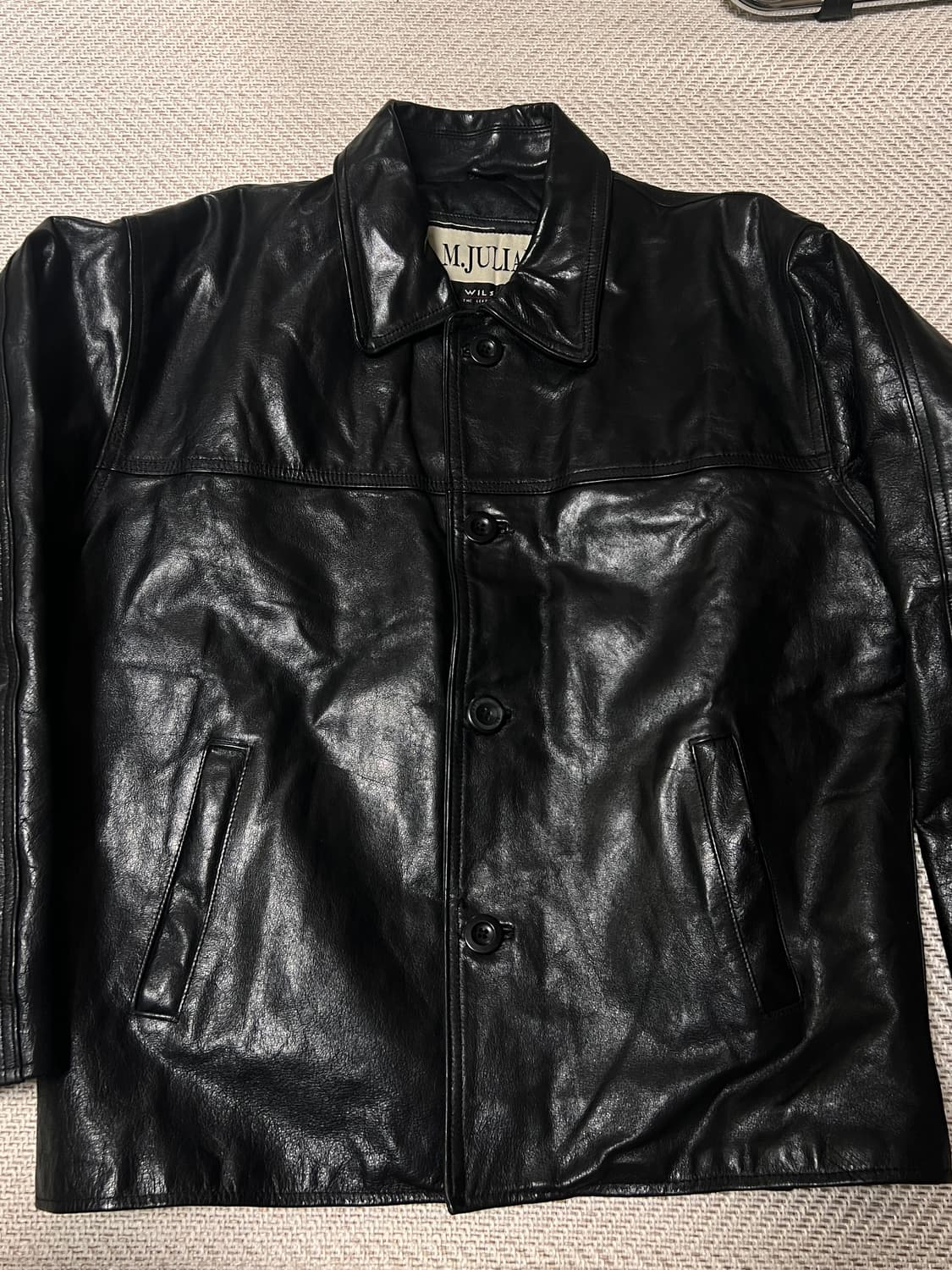 90s vintage leather jacket 상품이미지1