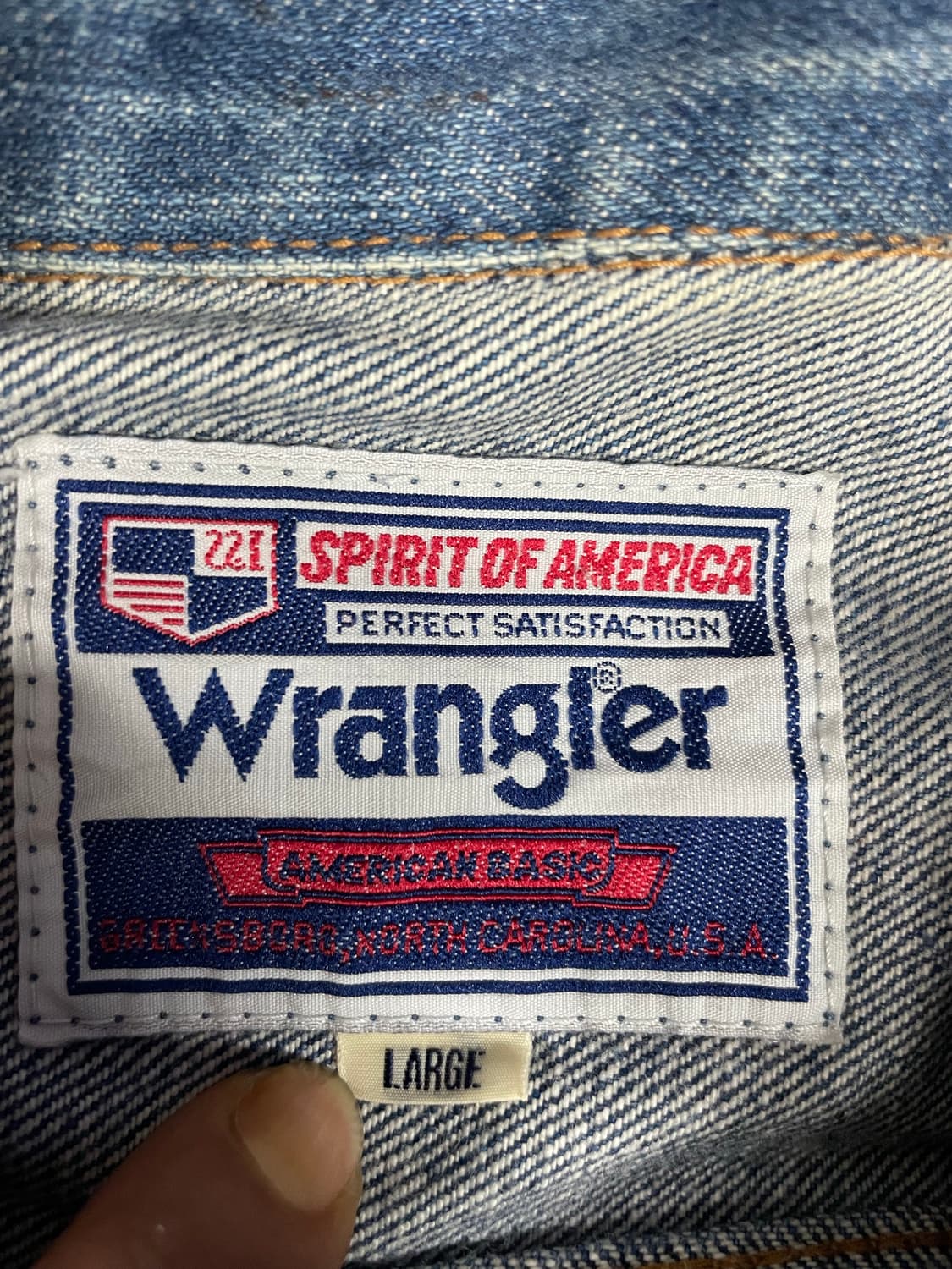 Japan vintage Wrangler 트러커 상품이미지4