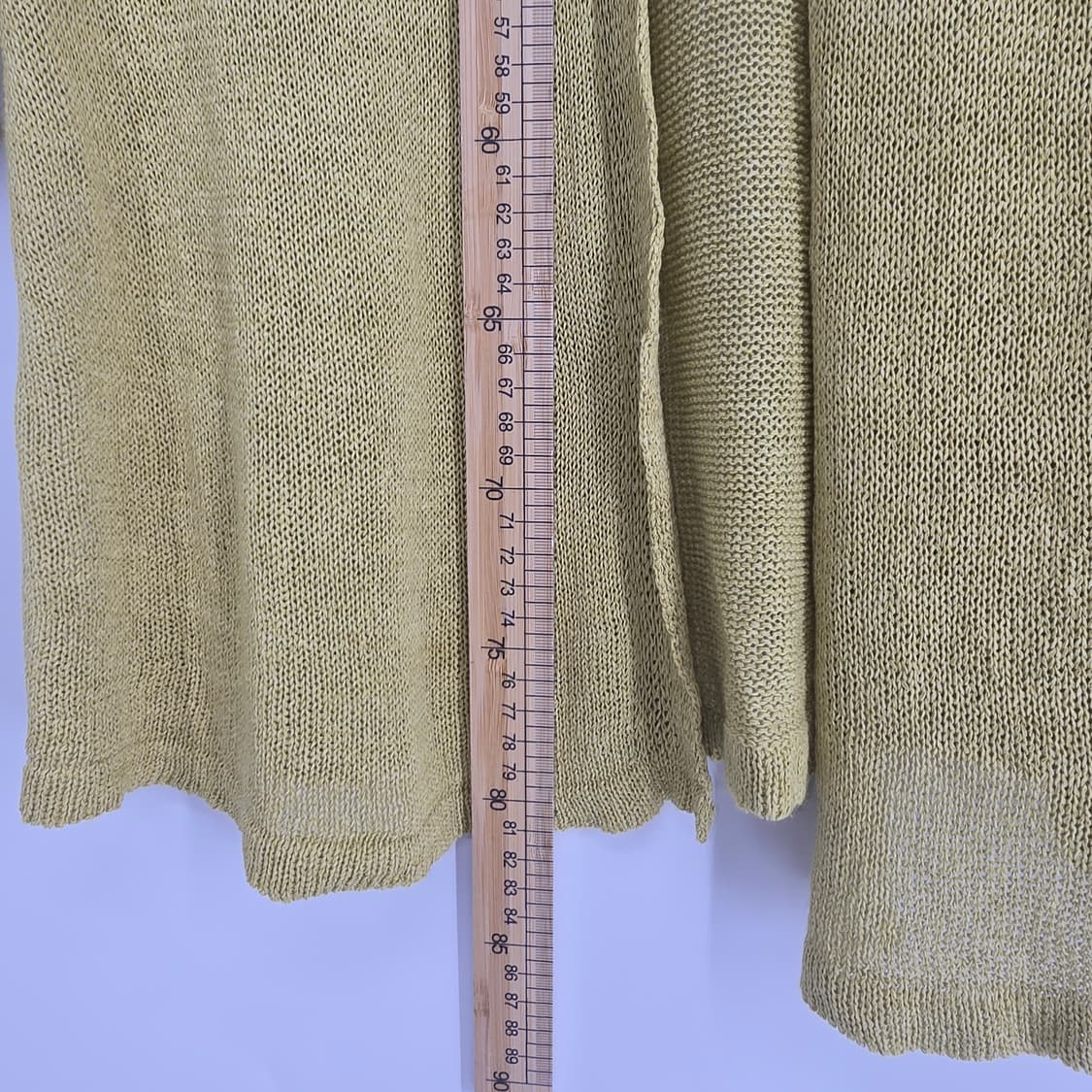 모리걸 일본 빈티지  내추럴  린넨 롱 썸머 가디건 올리브색 상품이미지4