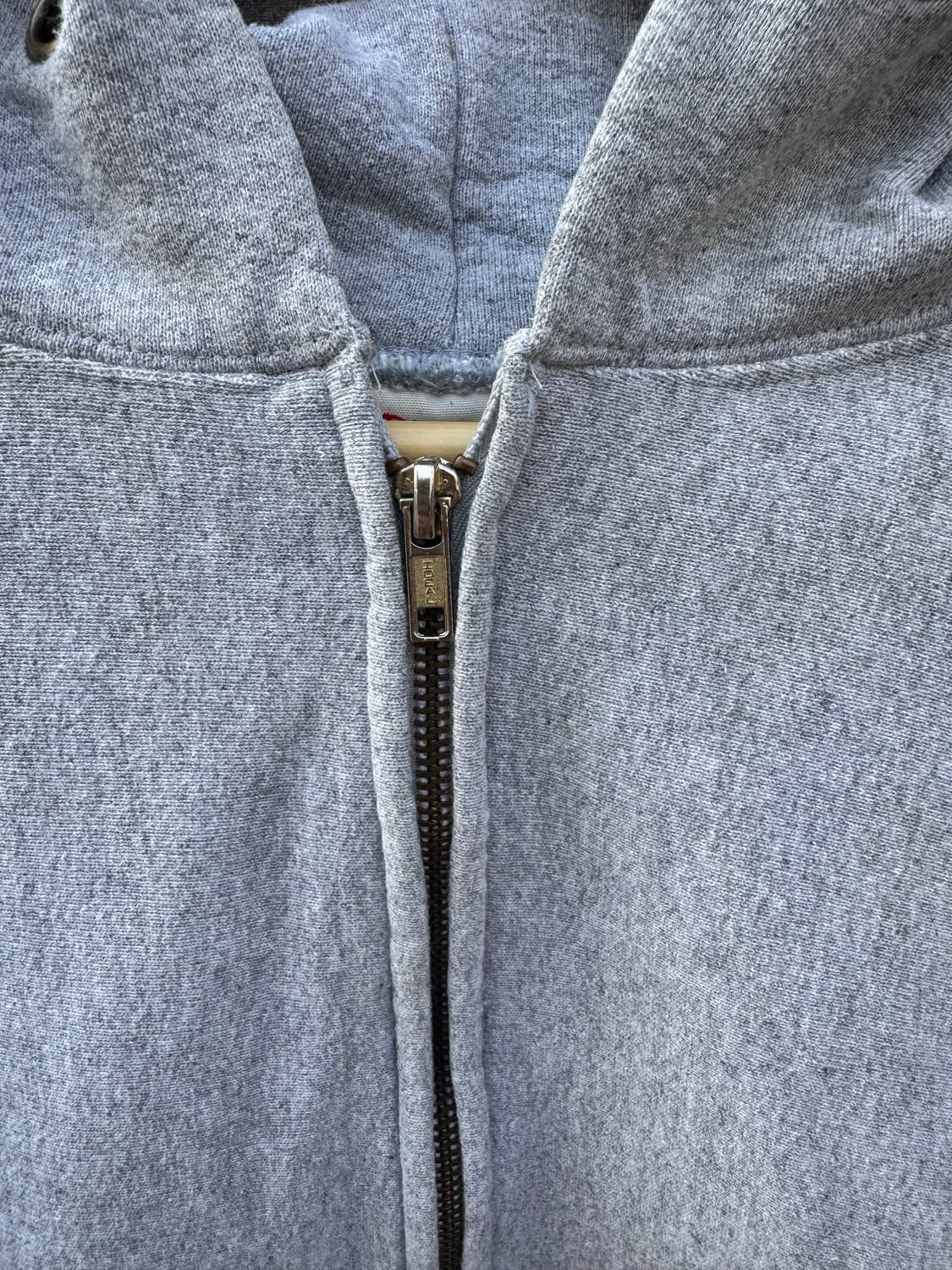 챔피온 60s 복각 레드탭 리버스위브 후드 집업 made in usa 상품이미지7