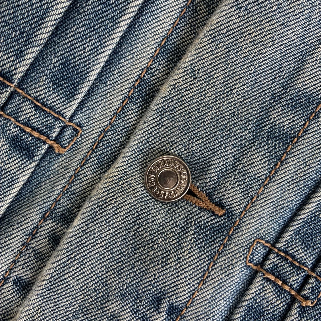 Levi‘s 리바이스OG 1세대 LVC 1936 워싱 신치백 데님 자켓 상품이미지6