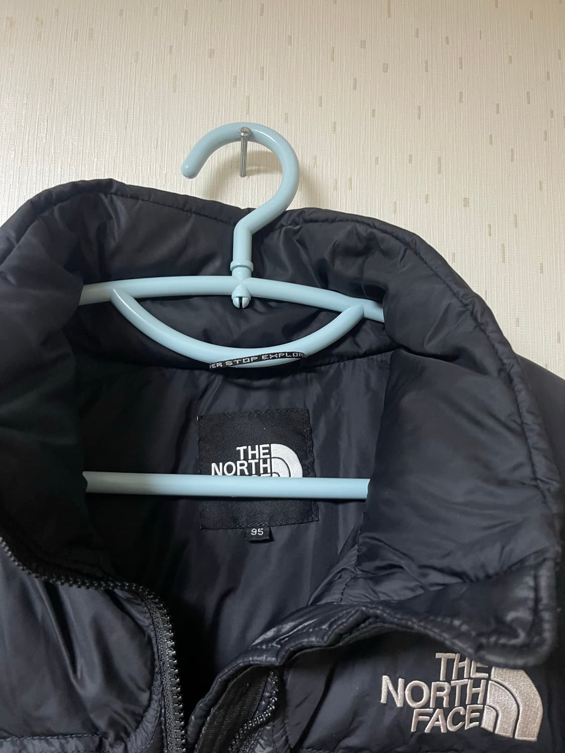 노스페이스 눕시 구스다운 패딩자켓 블랙 95 상품이미지6