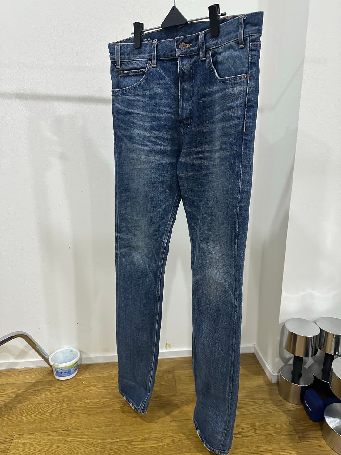 셀린느 Washed Working Skinny Jeans (indigo) 상품이미지1