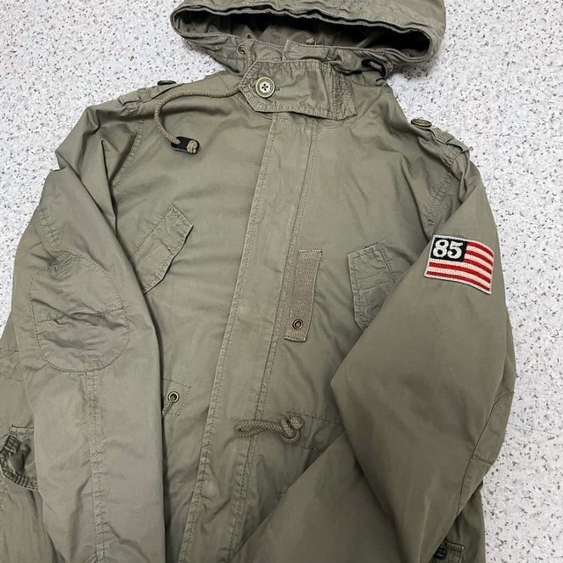 힐피거 데님 피쉬테일 야상 (S) 상품이미지3