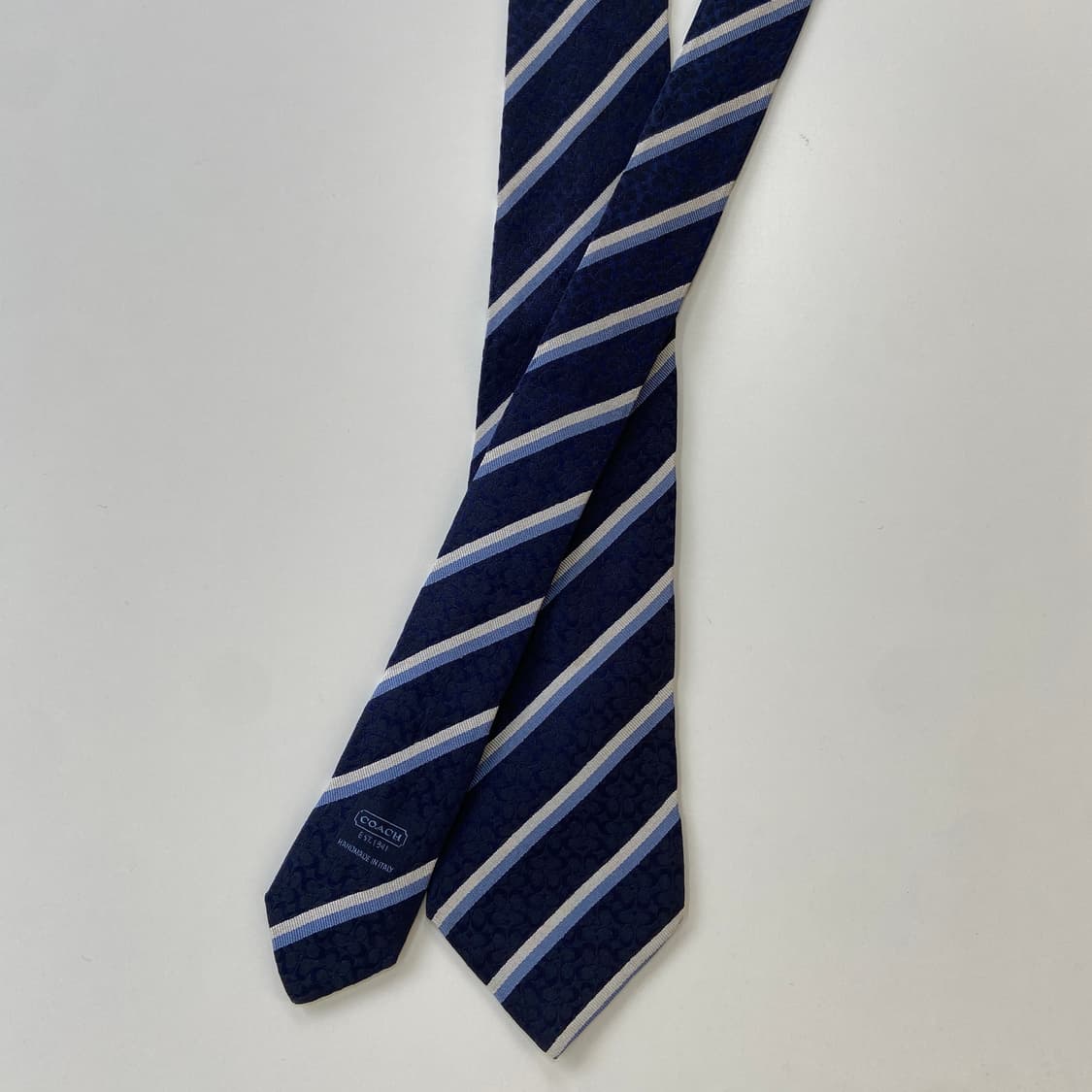 코치 (COACH) 모노그램 명품 정품 넥타이 8.3cm 상품이미지1