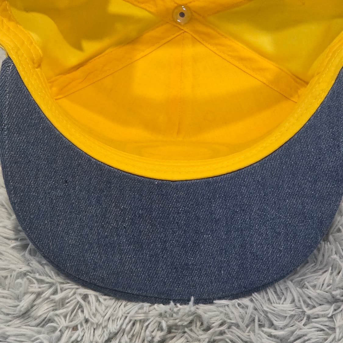 p2-3:미니언즈 옐로우 데님챙 스냅백 57-59cm 상품이미지7