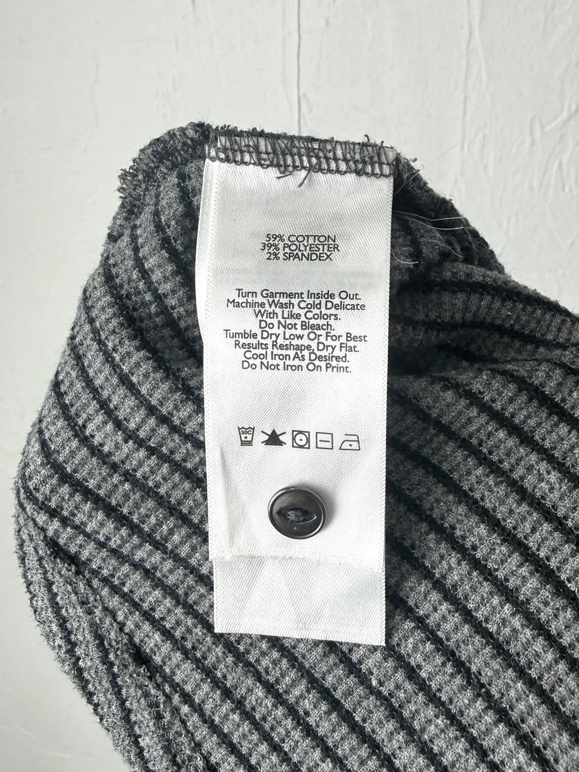 에디바우어 헨리넥 와플 롱 슬리브 상품이미지4