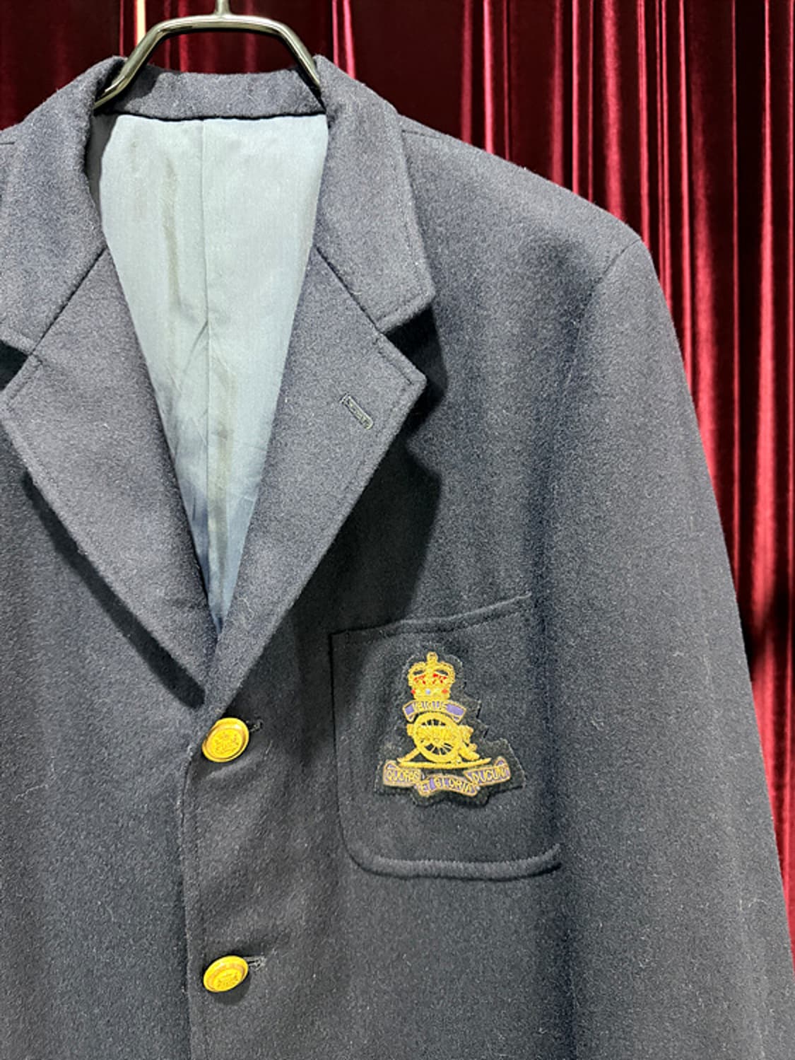 vintage KENT VAN JAC gold button jacket 상품이미지2