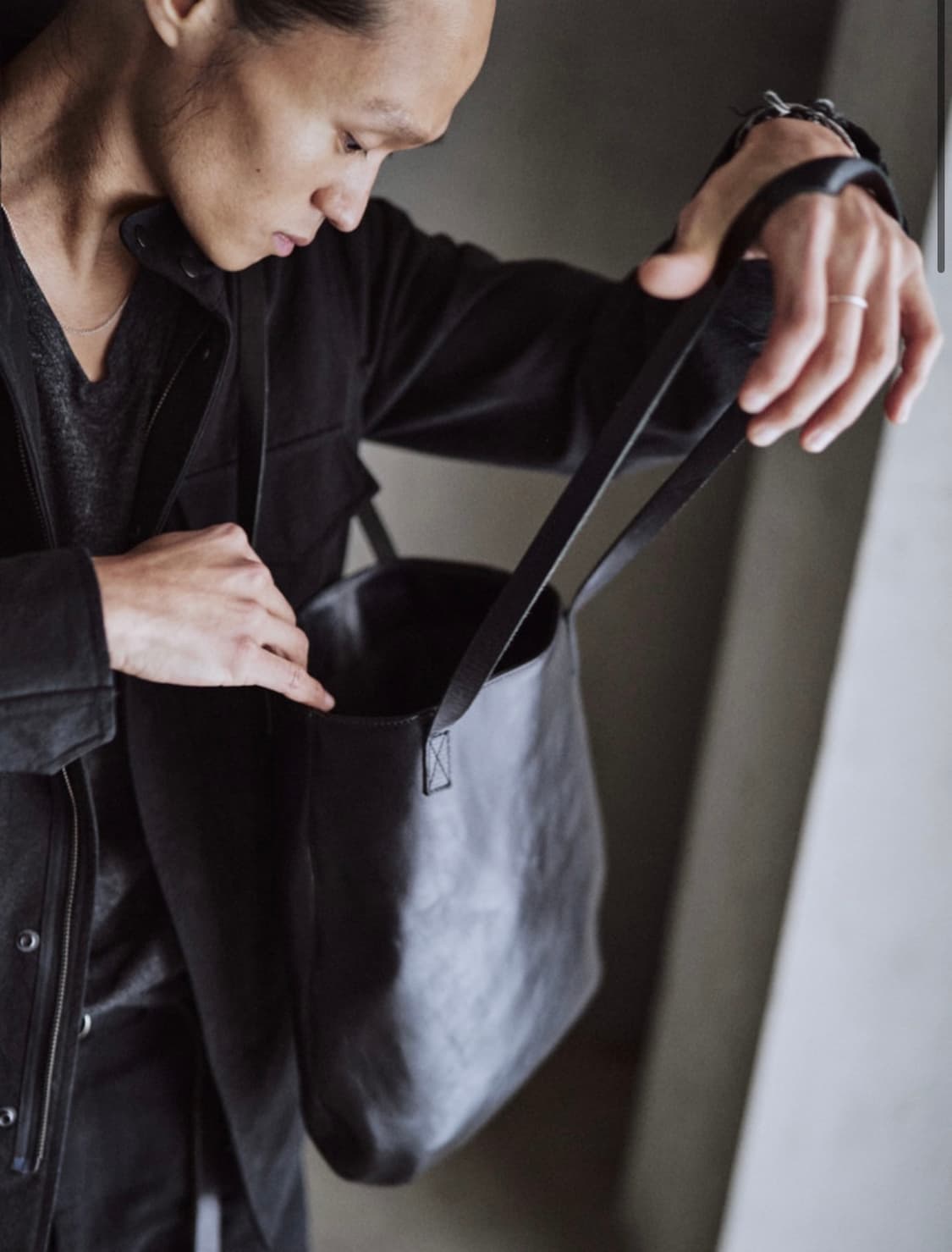 모노프리베 레더 토트백  상품이미지1