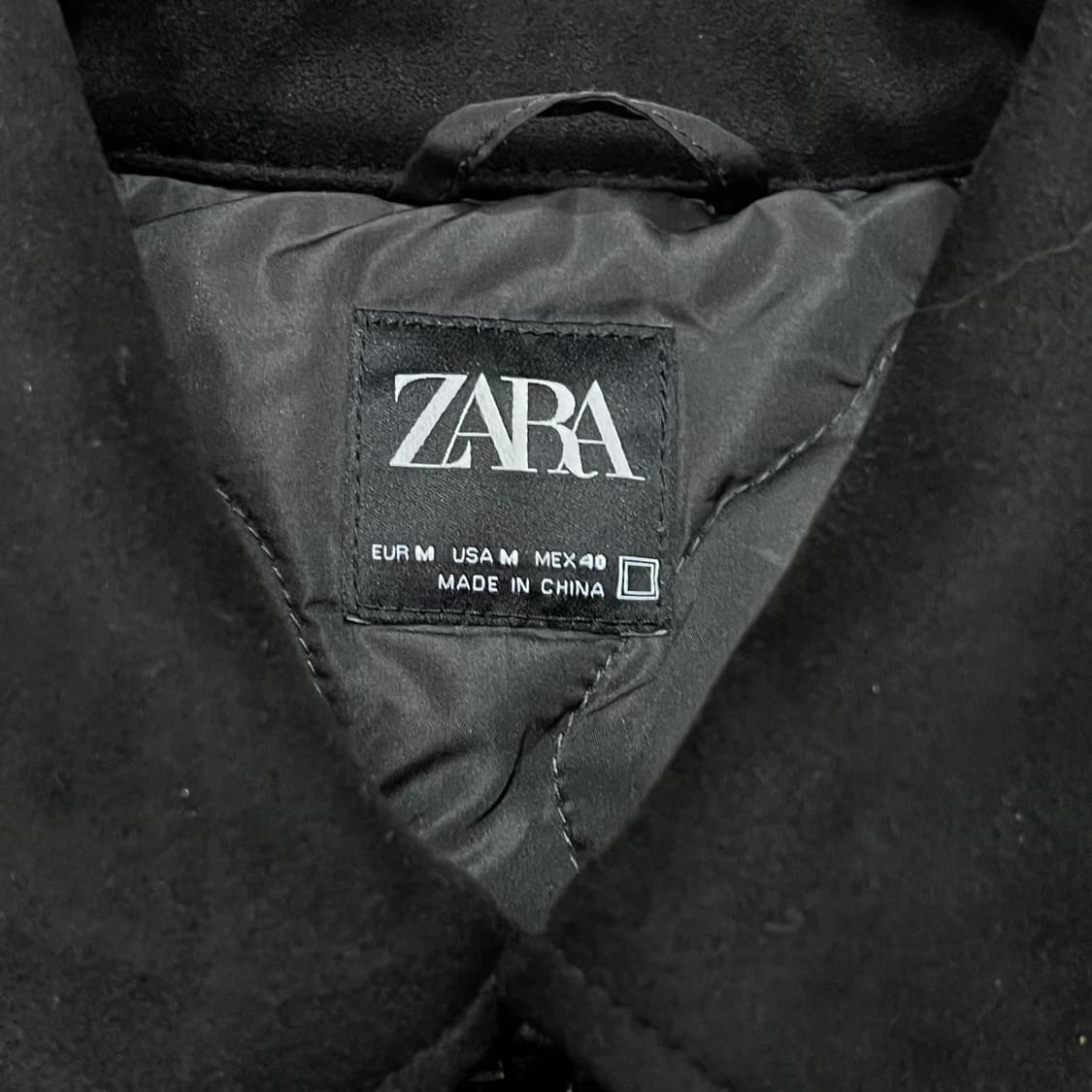 [95-100] 자라 스웨이드 블루종 점퍼 상품이미지3