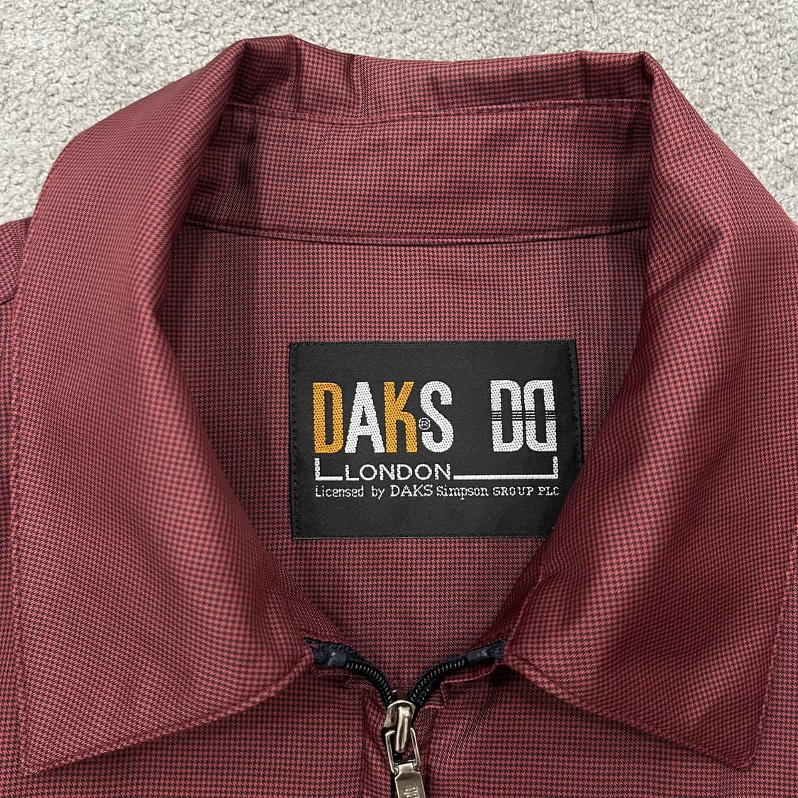 95 닥스 버건디 블루종 자켓 상품이미지3