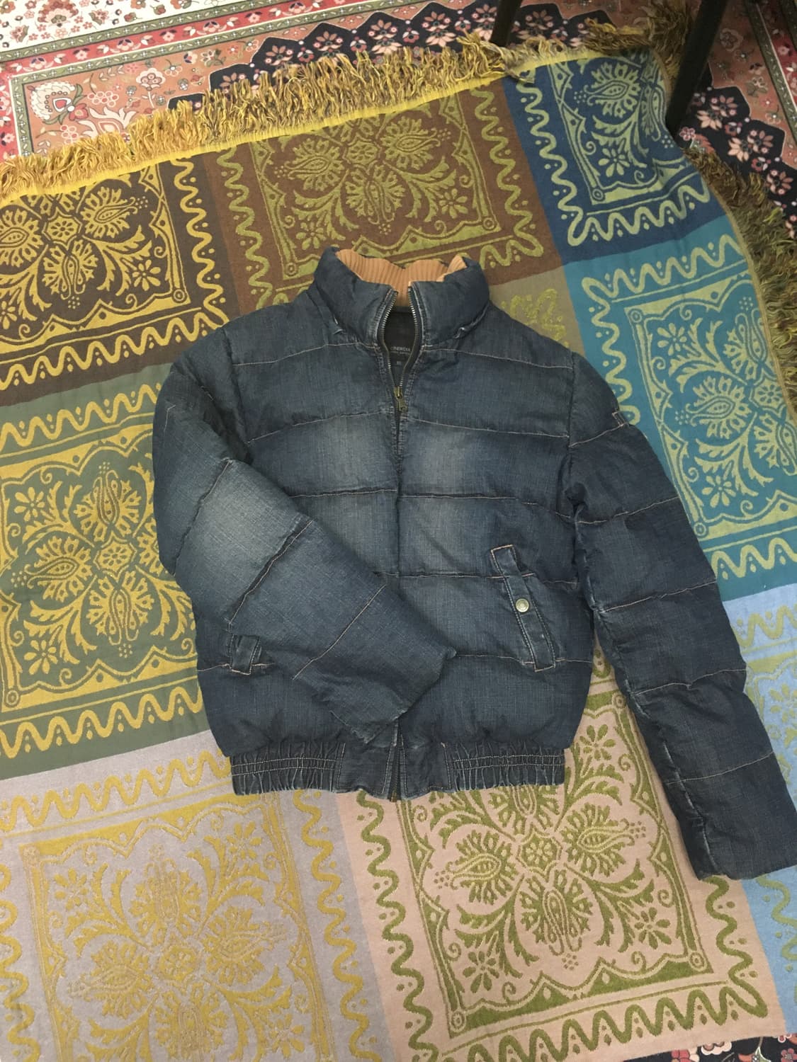 vintage pinterest denim padding 상품이미지2