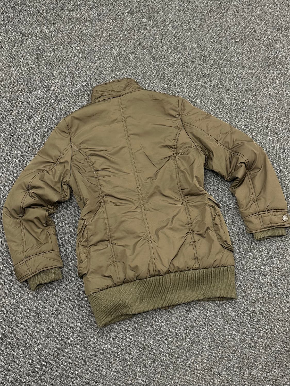 M)Japanese vintage Y2K 여성 올리브 코트 패딩 상품이미지3