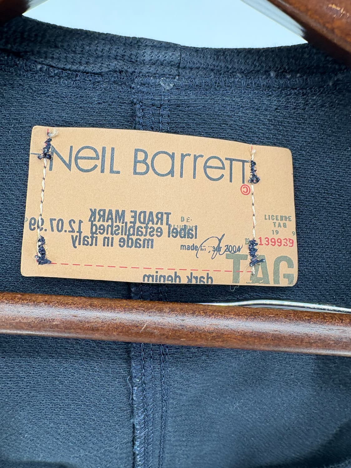 🖤 Neil Barrett 이태리제 빈티지 버튼 베스트 상품이미지3
