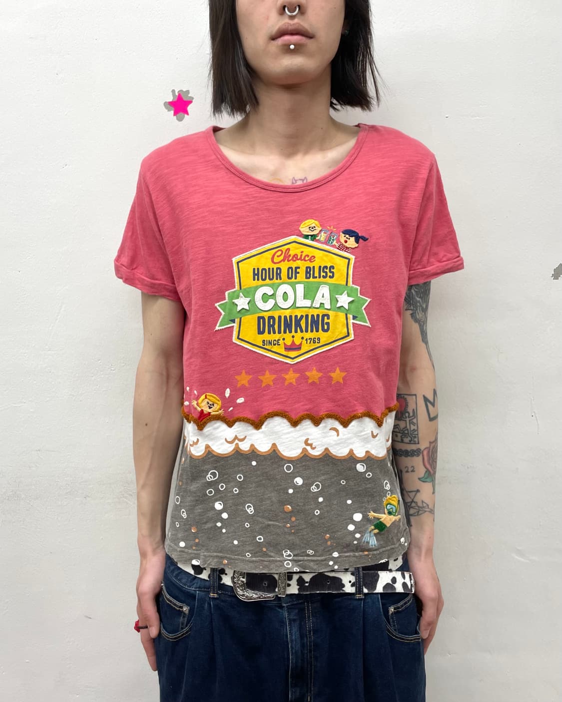 Rough cola Sea pink T-shirt  상품이미지1