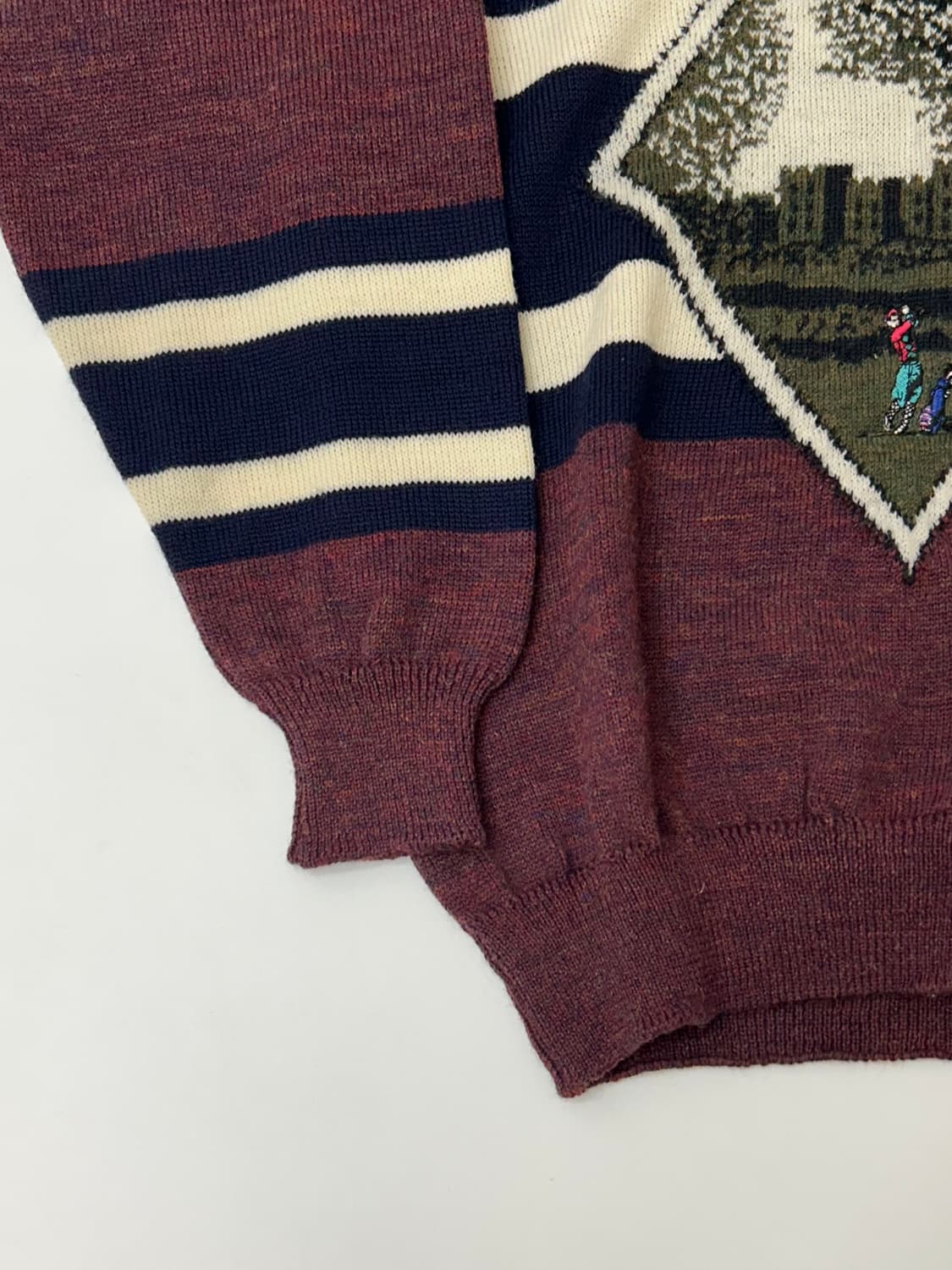 90s Burberry 버버리 울 니트 스웨터 상품이미지3