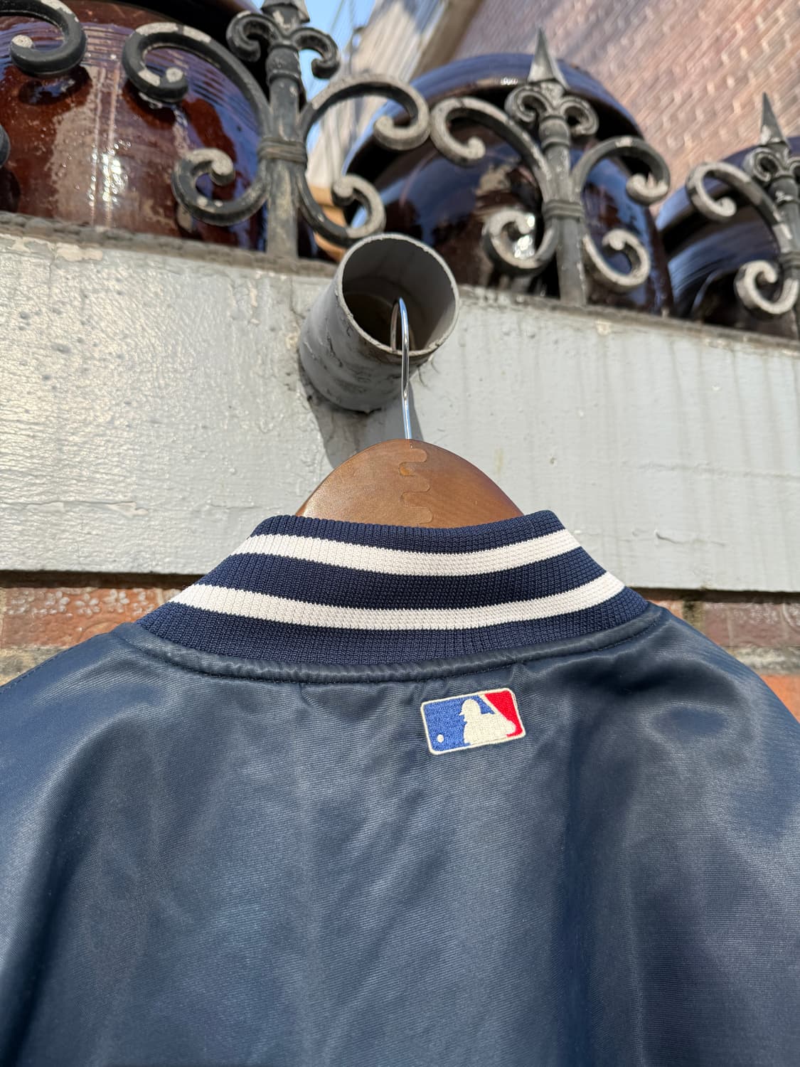 90s 스타터 뉴욕 양키즈 자켓 2XL(4XL) 상품이미지7