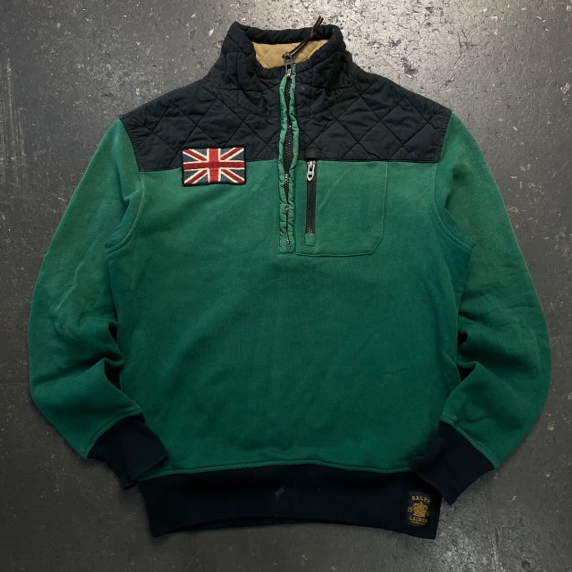 100 폴로 유니언잭 하프집업 스웻셔츠  상품이미지1