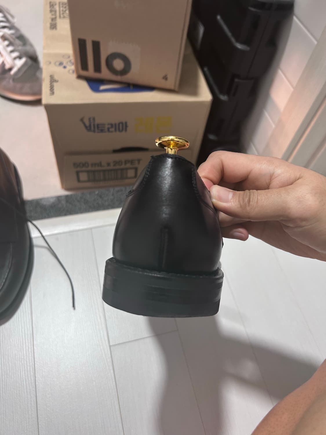 버윅 4477 유팁 더비 블랙 (uk8, 270) 상품이미지6