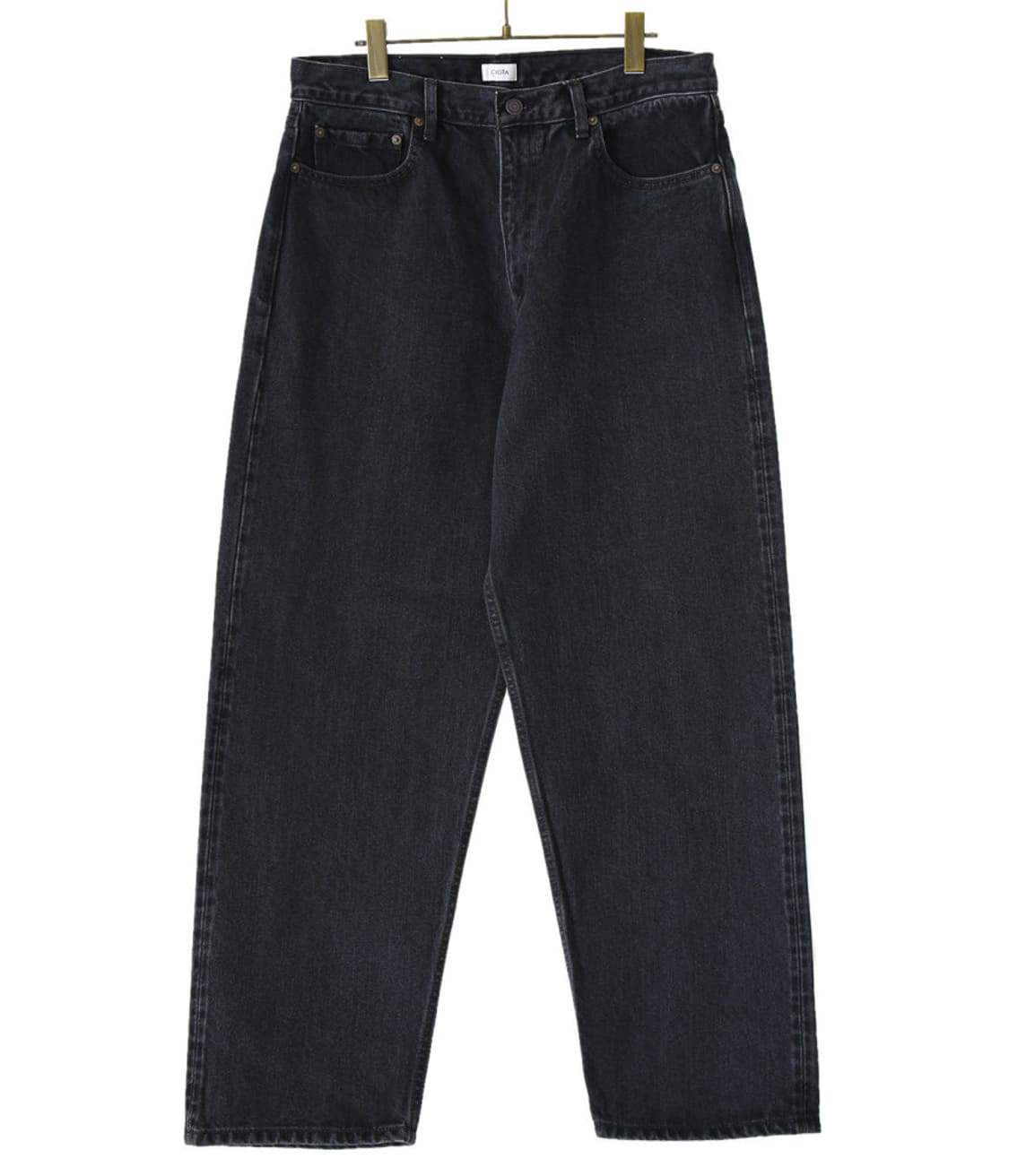 [31]시오타 와이드 테이퍼드 미디엄블랙 상품이미지2