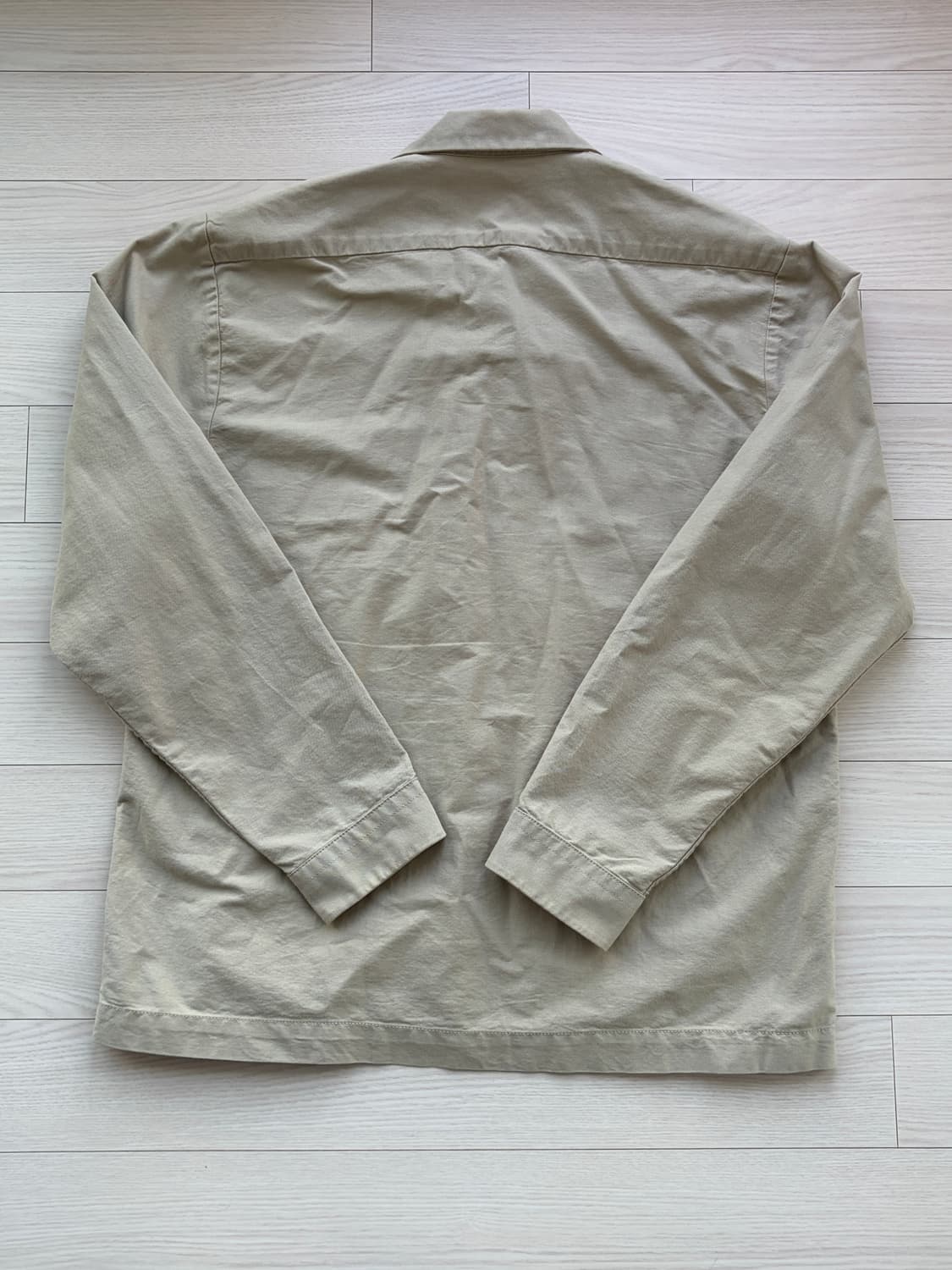 MUJI 무인양품 베이지 코튼 셔츠 자켓 L (103) 상품이미지2