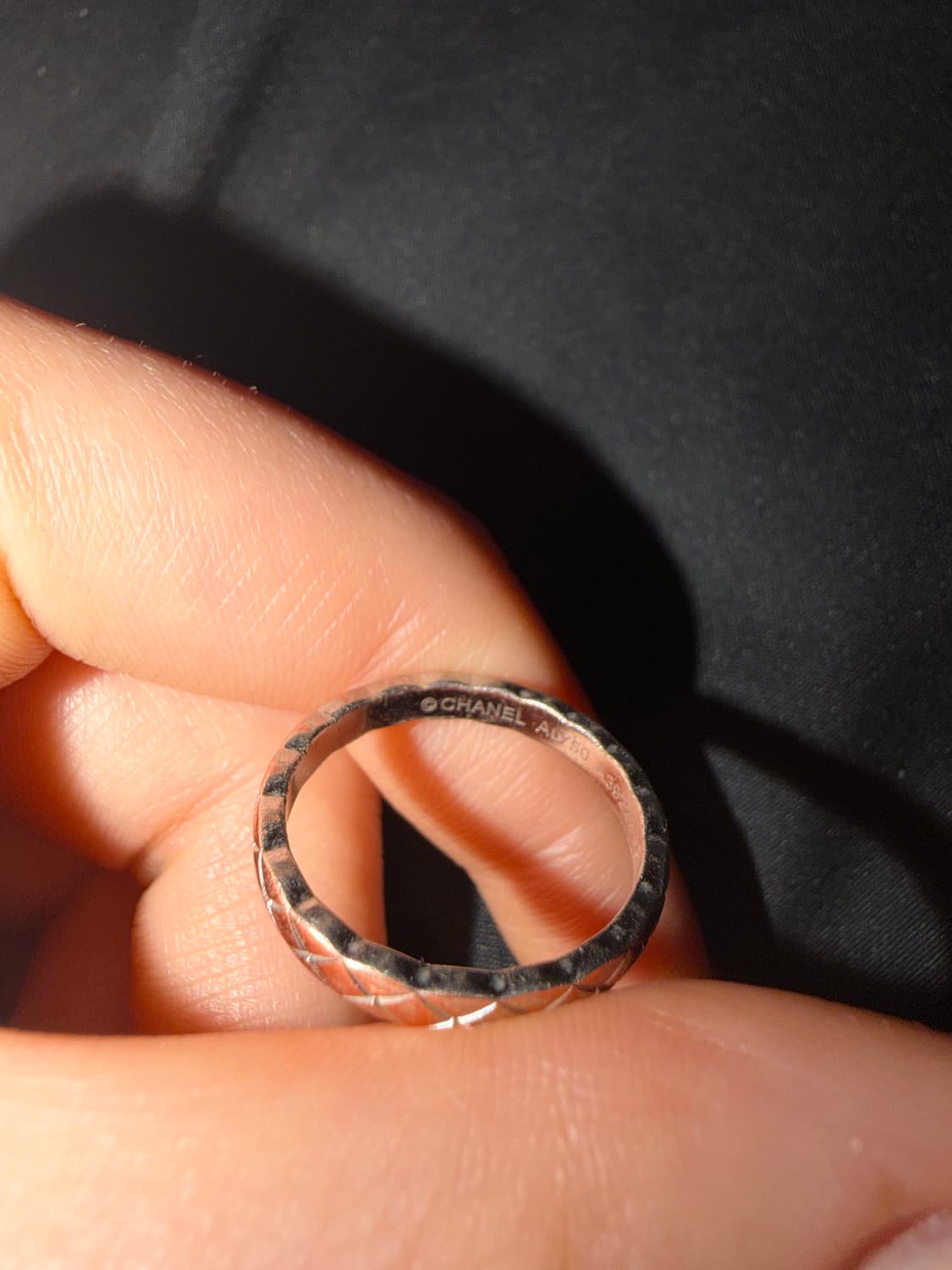 샤넬 코코 크러쉬 링 18k 화이트 골드 상품이미지3