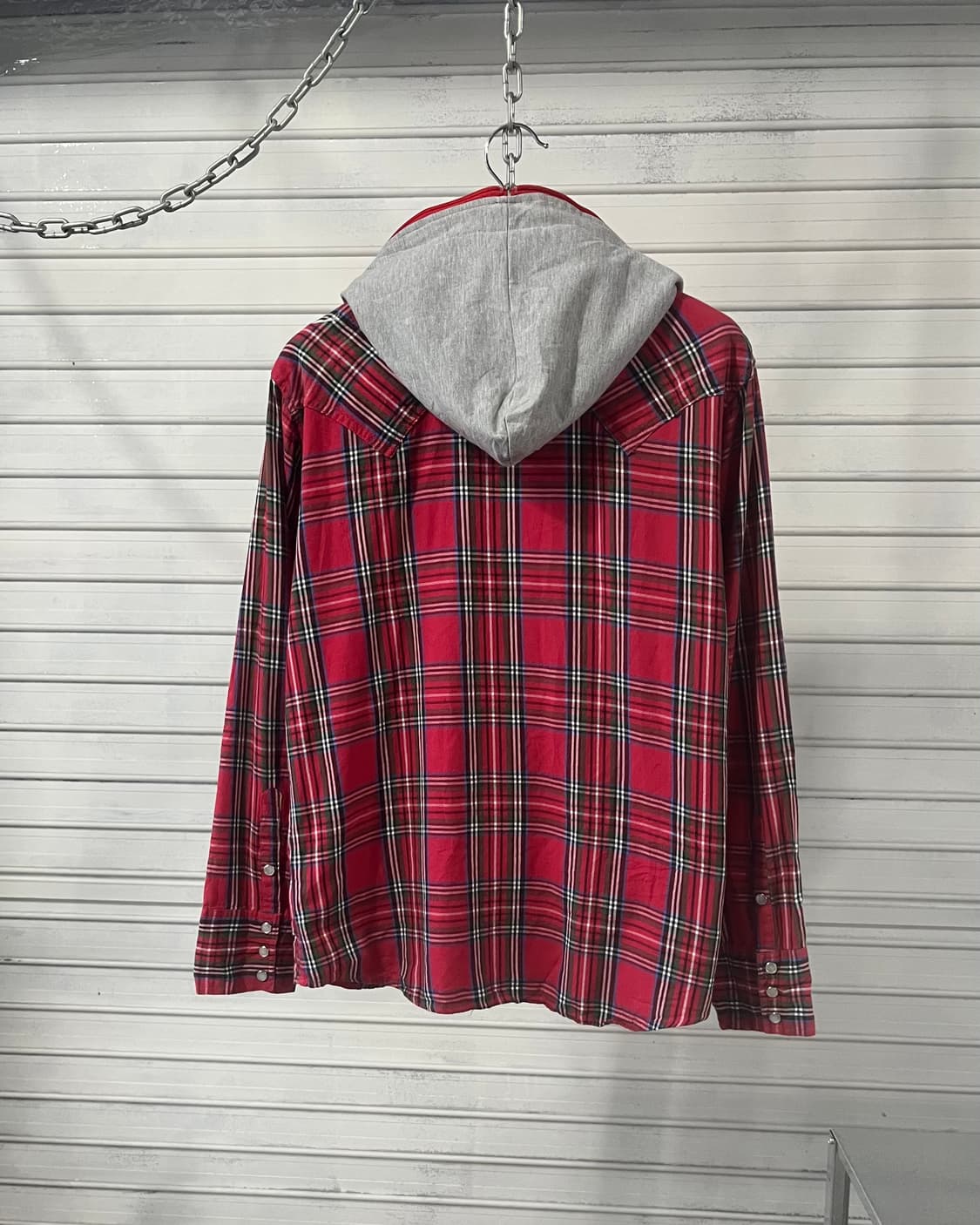 Oval Dice layered hood shirt 상품이미지4